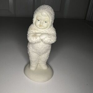 Department‎ 56 Snowbabies figurine, likely titled "My Mittens Are Missing,"